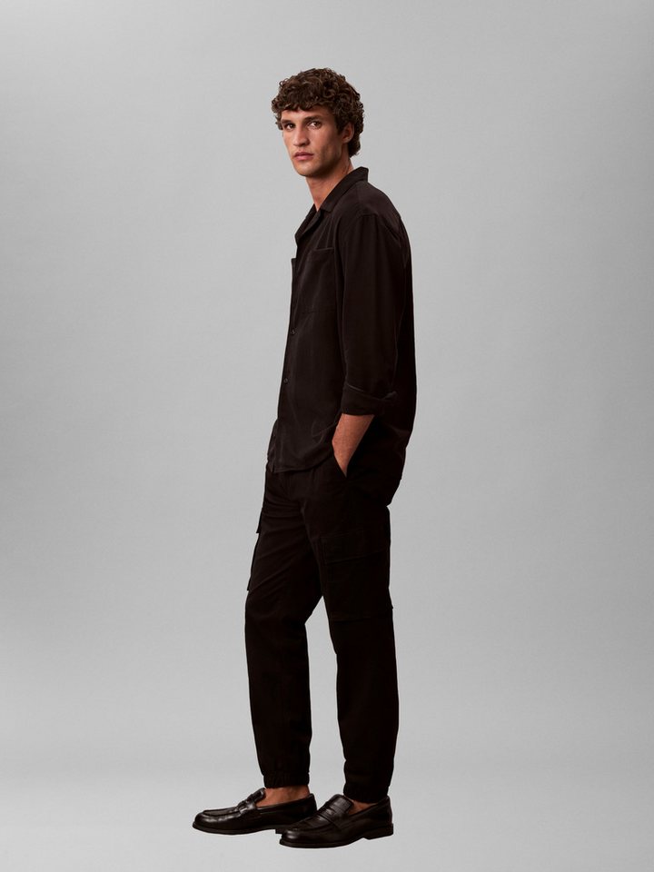Calvin Klein Jeans Cargohose elastischer Bund, Skinny fit, Cargotaschen – Bild 5 von 5
