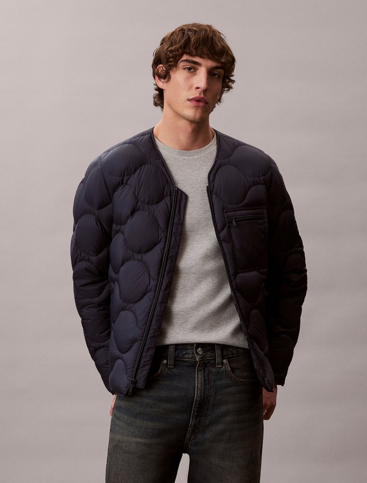 Calvin Klein Jeans Daunenjacke Strickkragen, Regular Fit, warm wattiert – Bild 3 von 5