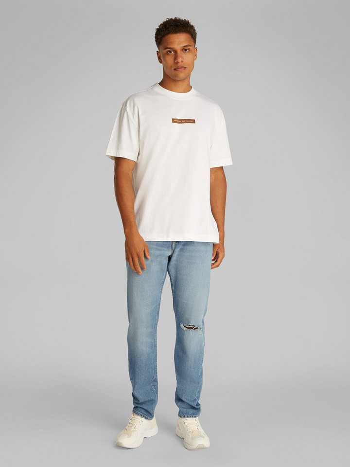 Calvin Klein Jeans Destroyed-Jeans SLIM TAPER in hellblauer Waschung – Bild 3 von 5