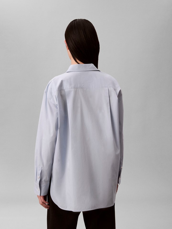 Calvin Klein Jeans Hemdbluse relaxte Passform, Stickerei auf der Brusttasche – Bild 2 von 5