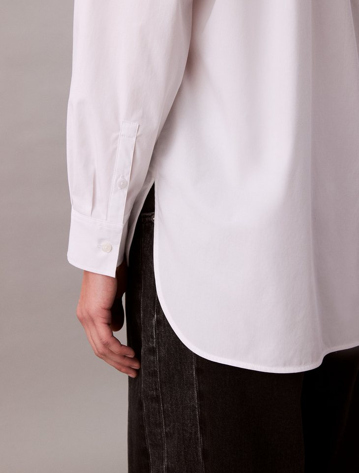 Calvin Klein Jeans Hemdbluse relaxte Passform, Stickerei auf der Brusttasche – Bild 3 von 5