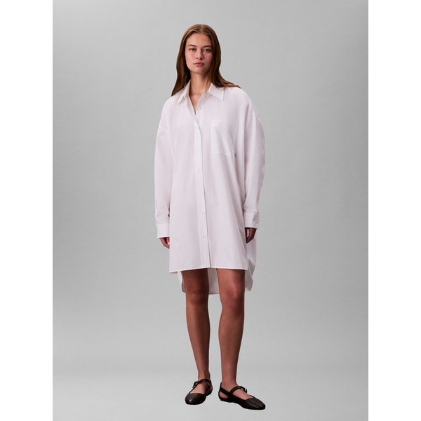 Calvin Klein Jeans Hemdblusenkleid Cotton Oversized Mini Shirtdress im Oversize-Style
