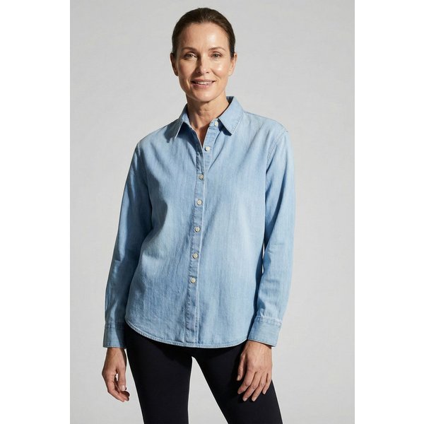 Calvin Klein Jeans Jeansbluse Oversized Fit, used washed