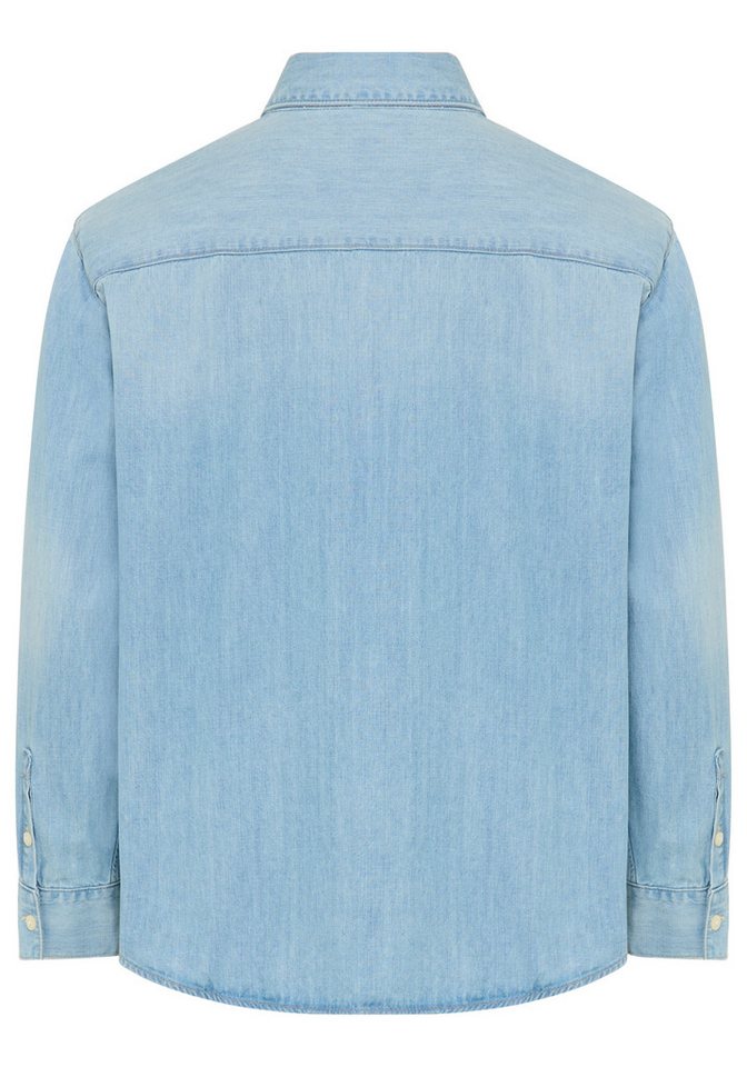 Calvin Klein Jeans Jeansbluse Oversized Fit, used washed – Bild 3 von 3
