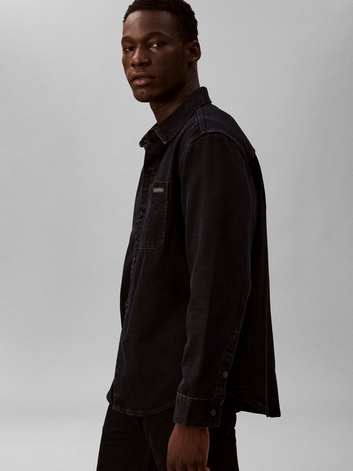 Calvin Klein Jeans Jeanshemd Regular fit mit Rundhalsausschnitt – Bild 2 von 5