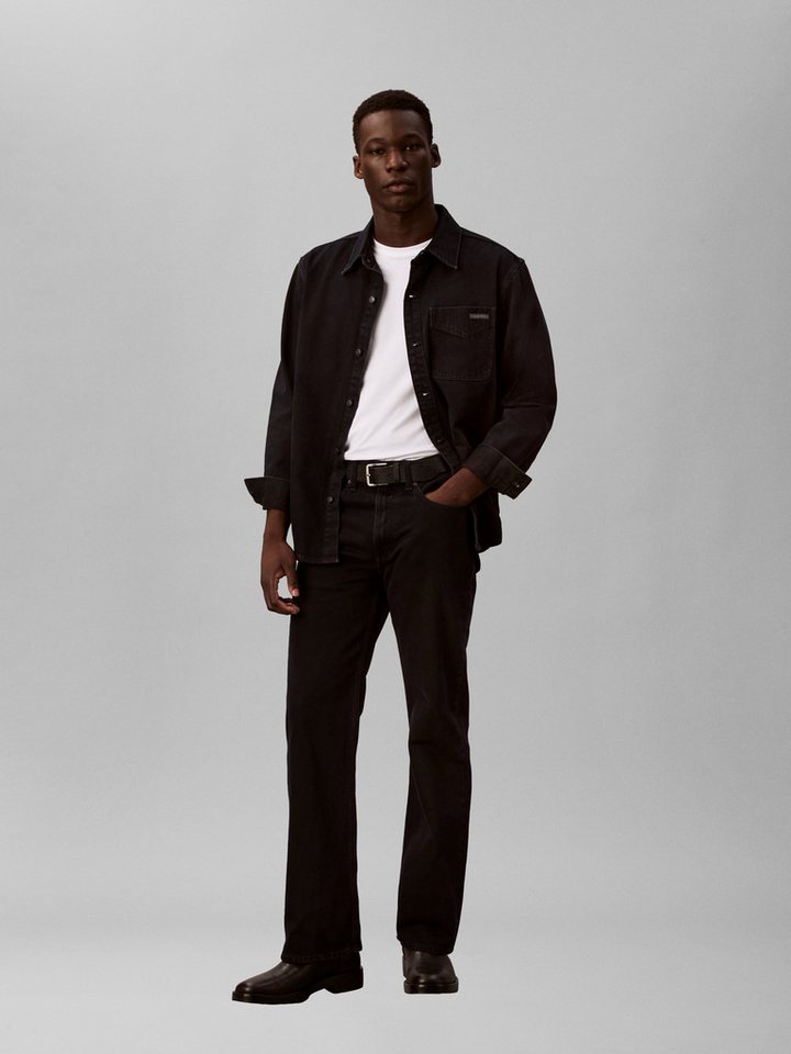 Calvin Klein Jeans Jeanshemd Regular fit mit Rundhalsausschnitt – Bild 5 von 5