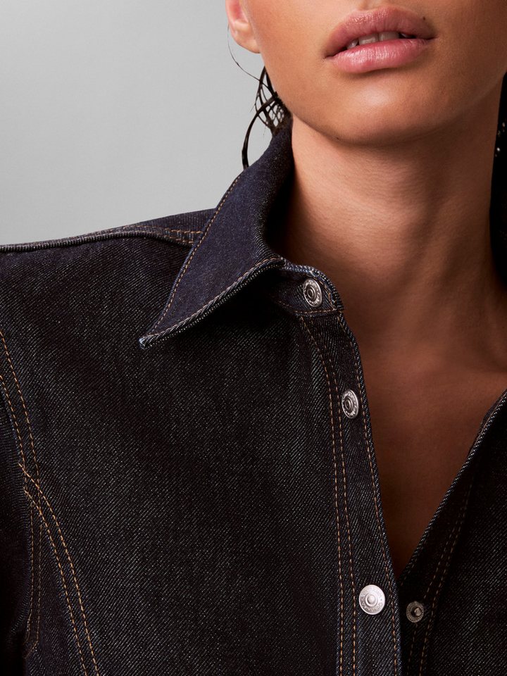 Calvin Klein Jeans Jeanskleid Regular fit mit Rundhalsausschnitt – Bild 4 von 5