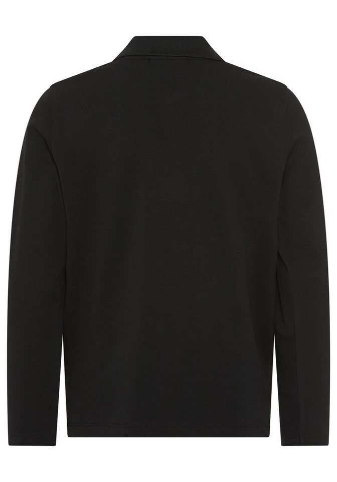 Calvin Klein Jeans Langarm-Poloshirt SOLID PIQUE POLO Regular fit mit Polokragen – Bild 3 von 3