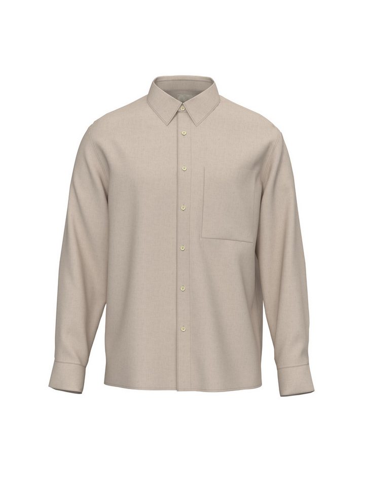Calvin Klein Jeans Leinenhemd SOLID LINEN CLASSIC Kentkragen, Regular Fit, Leinen-Viskosemix – Bild 5 von 5
