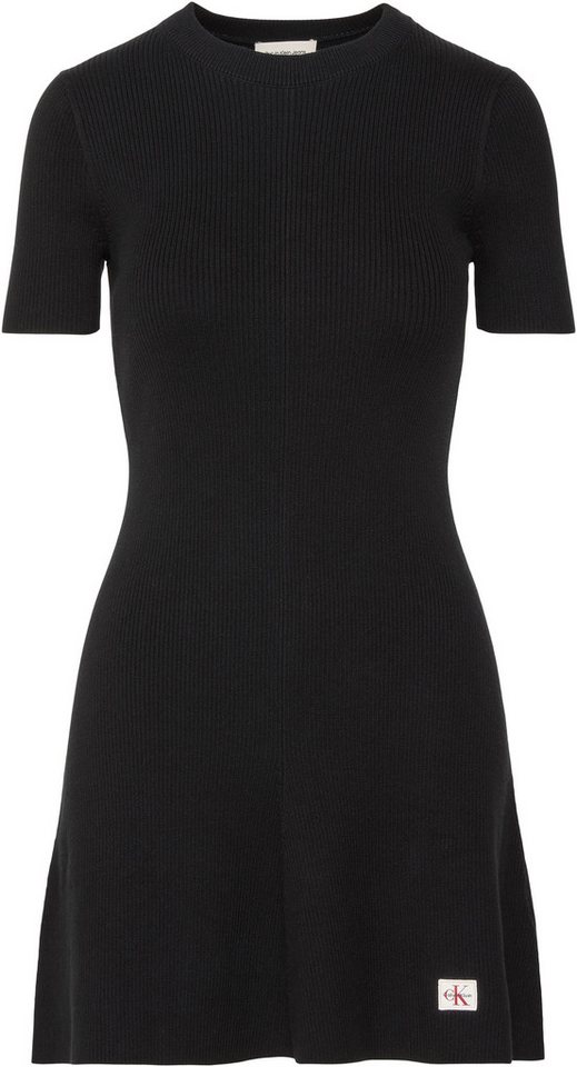 Calvin Klein Jeans Minikleid Figurbetonte Passform mit Rundhalsausschnitt – Bild 5 von 5
