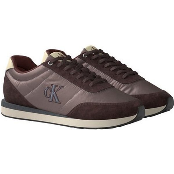 Calvin Klein Jeans RETRO RUNNER ESS MIX MAT Sneaker Runner-Sneaker, Freizeitschuh, Halbschuh mit seitlichem CK-Logo