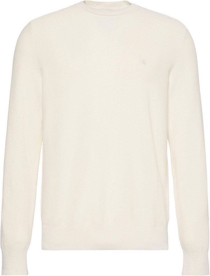 Calvin Klein Jeans Rundhalspullover Regular fit mit Rundhalsausschnitt – Bild 2 von 5
