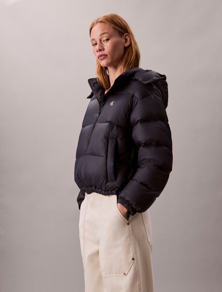 Calvin Klein Jeans Steppjacke ESSENTIAL MIDWEIGHT PUFFER JACKE Mit Rundhalsausschnitt, regular fit – Bild 2 von 5