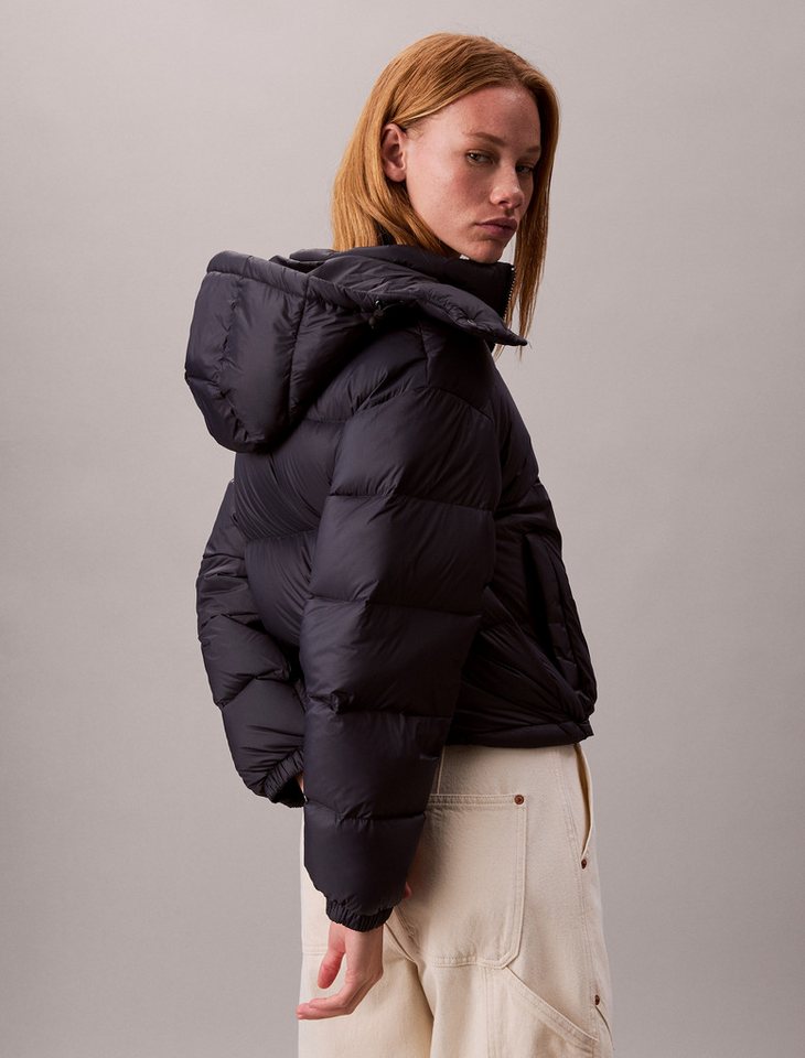 Calvin Klein Jeans Steppjacke ESSENTIAL MIDWEIGHT PUFFER JACKE Mit Rundhalsausschnitt, regular fit – Bild 3 von 5