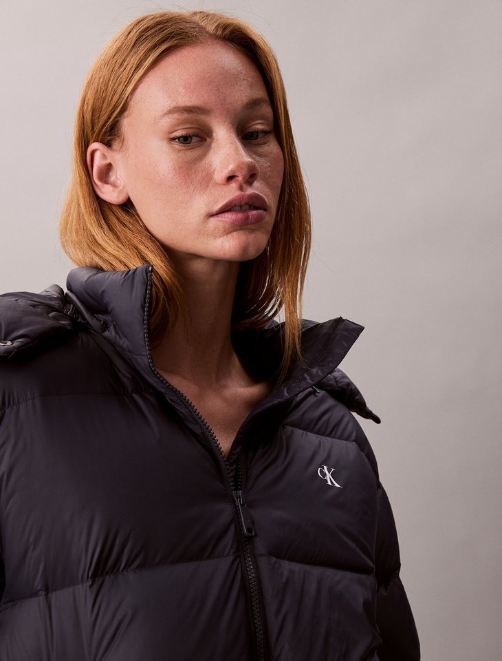 Calvin Klein Jeans Steppjacke ESSENTIAL MIDWEIGHT PUFFER JACKE Mit Rundhalsausschnitt, regular fit – Bild 5 von 5