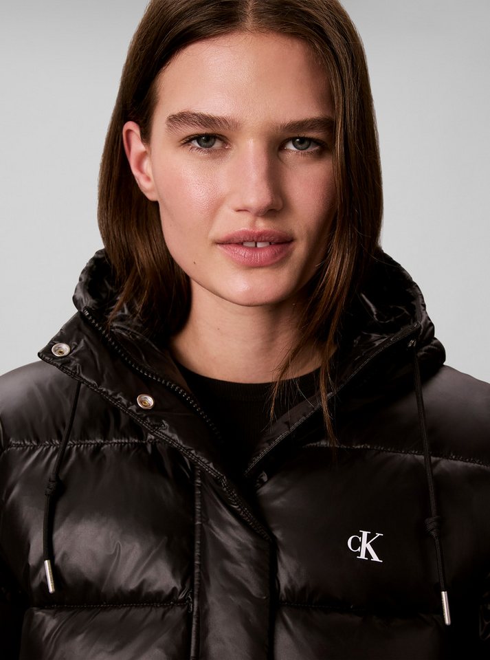 Calvin Klein Jeans Steppjacke SHINE CLASSIC PUFFER Regular fit mit Kapuze – Bild 2 von 5
