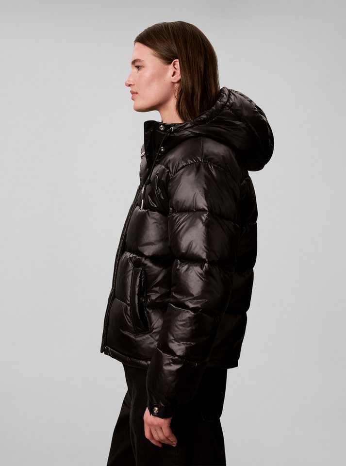 Calvin Klein Jeans Steppjacke SHINE CLASSIC PUFFER Regular fit mit Kapuze – Bild 5 von 5
