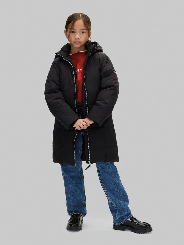Calvin Klein Jeans Steppmantel CLASSIC FILLED COAT Regular fit mit Eingrifftaschen – Bild 2 von 5