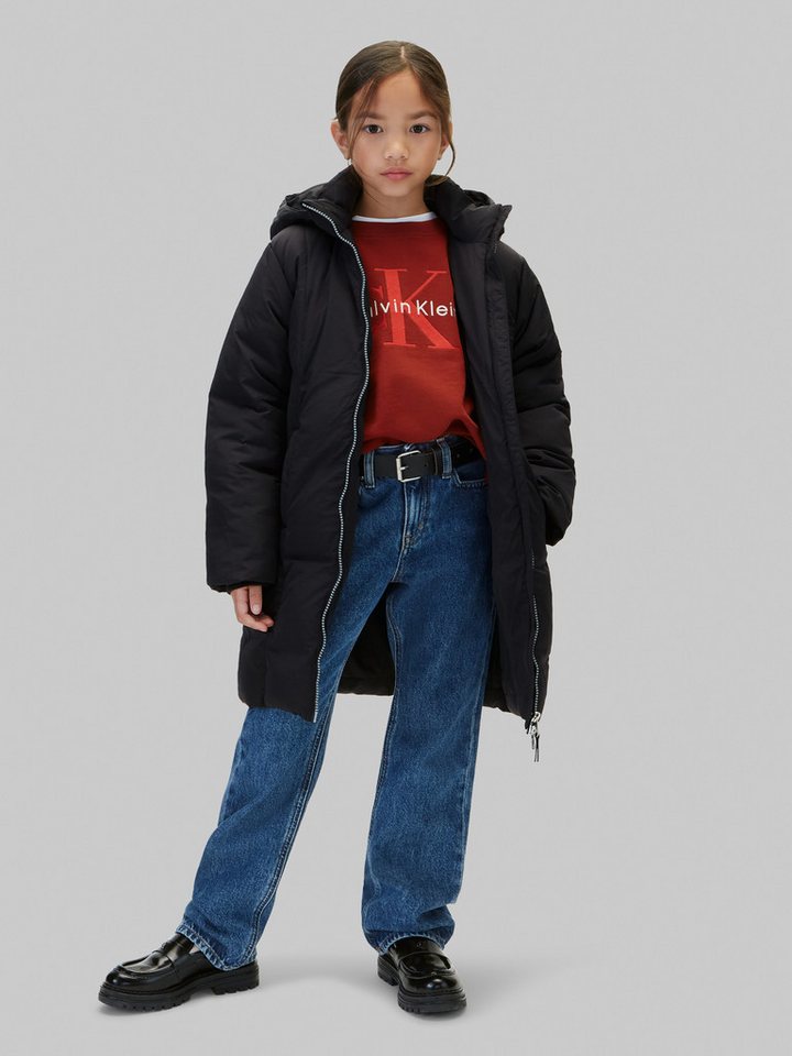 Calvin Klein Jeans Steppmantel CLASSIC FILLED COAT Regular fit mit Eingrifftaschen – Bild 4 von 5