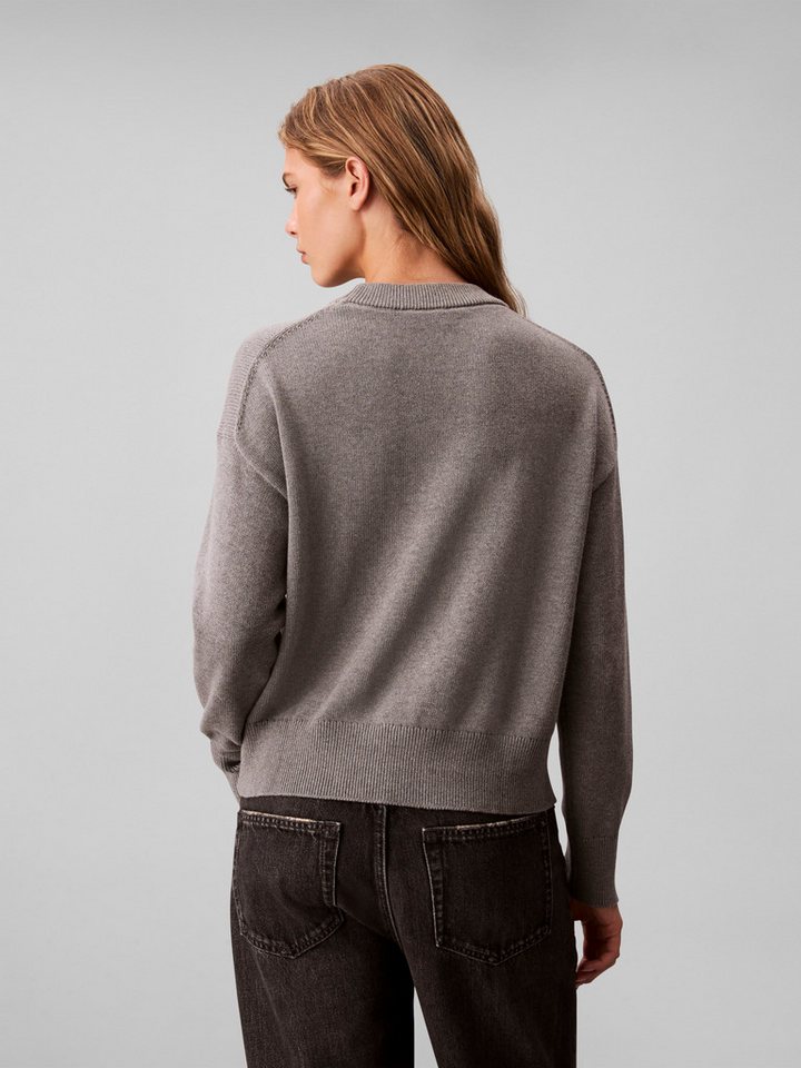 Calvin Klein Jeans Strickpullover Cotton Graphic Pullover Mit Rundhalsausschnitt – Bild 2 von 5
