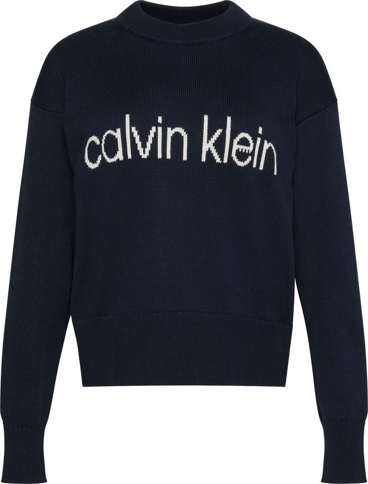 Calvin Klein Jeans Strickpullover Cotton Graphic Pullover Mit Rundhalsausschnitt – Bild 4 von 5