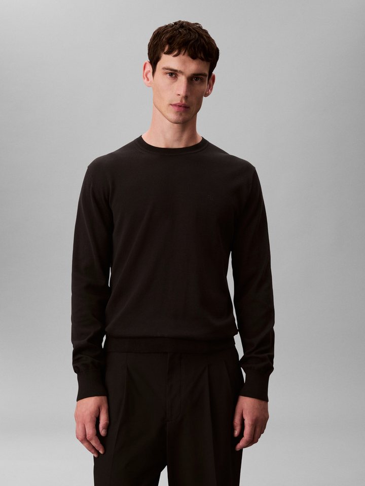 Calvin Klein Jeans Strickpullover Mit Rundhalsausschnitt – Bild 2 von 5