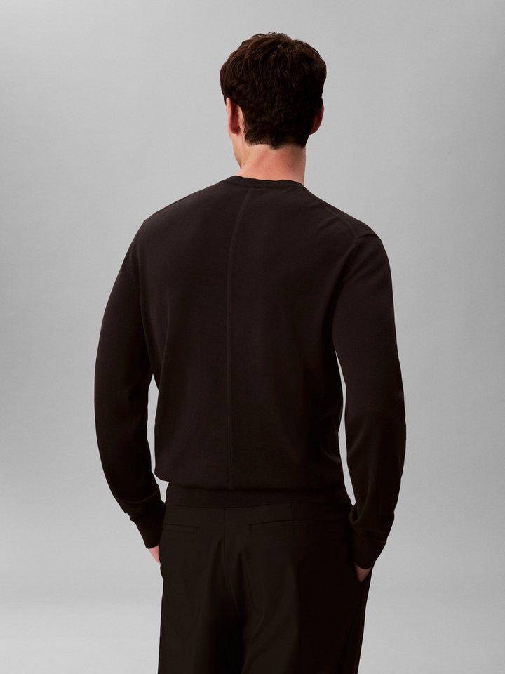 Calvin Klein Jeans Strickpullover Mit Rundhalsausschnitt – Bild 3 von 5