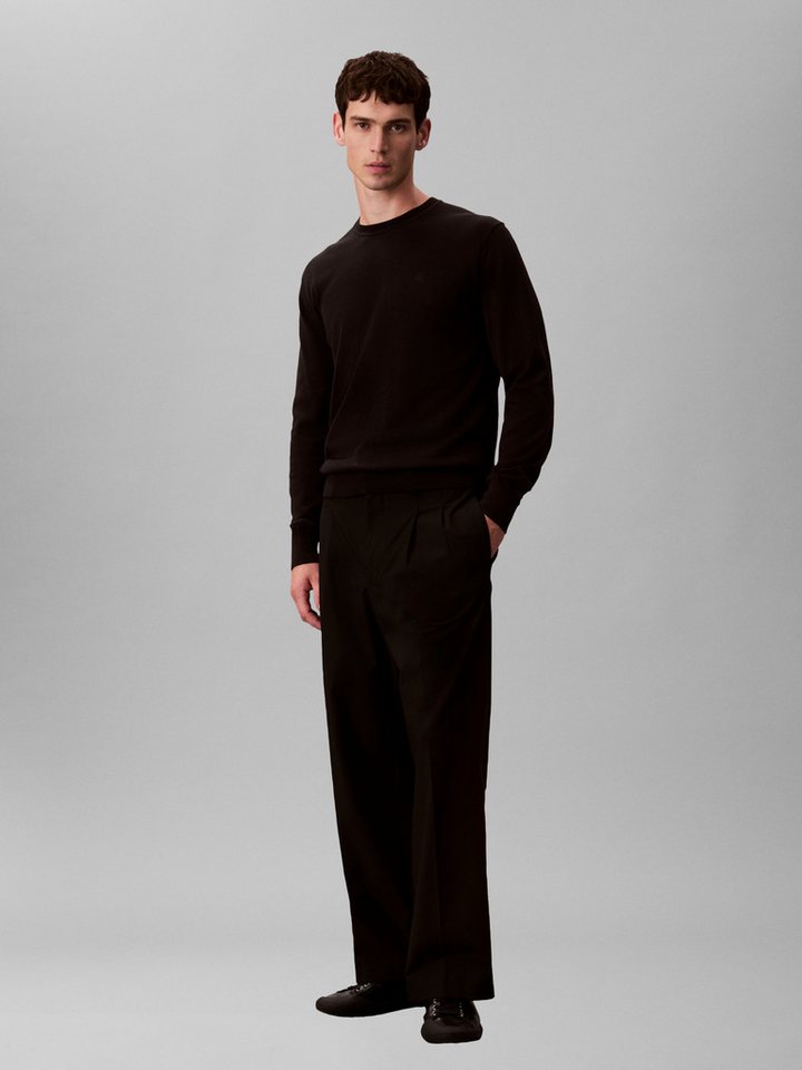 Calvin Klein Jeans Strickpullover Mit Rundhalsausschnitt – Bild 4 von 5