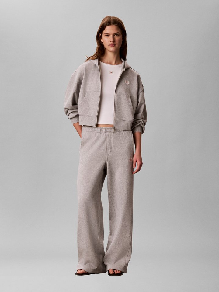 Calvin Klein Jeans Sweathose mit weitem Bein – Bild 3 von 5