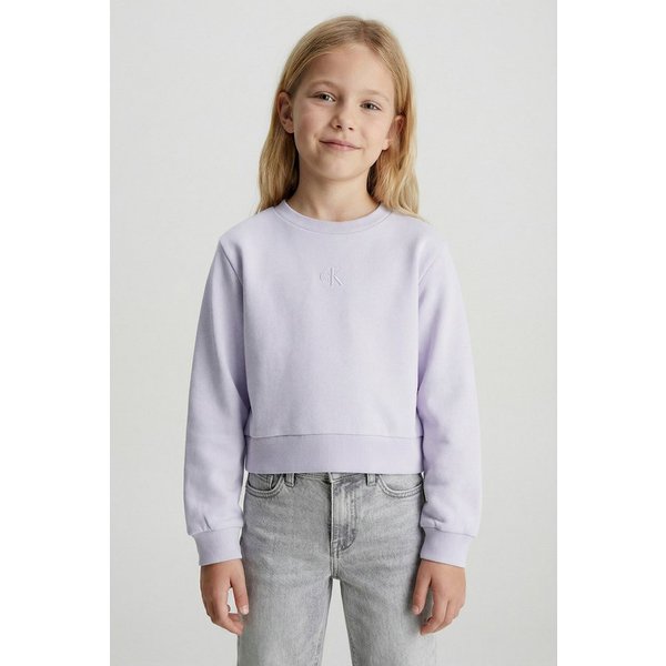 Calvin Klein Jeans Sweatshirt CREWNECK SWEATSHIRT Regular fit für Kinder mit Rundhalsausschnitt