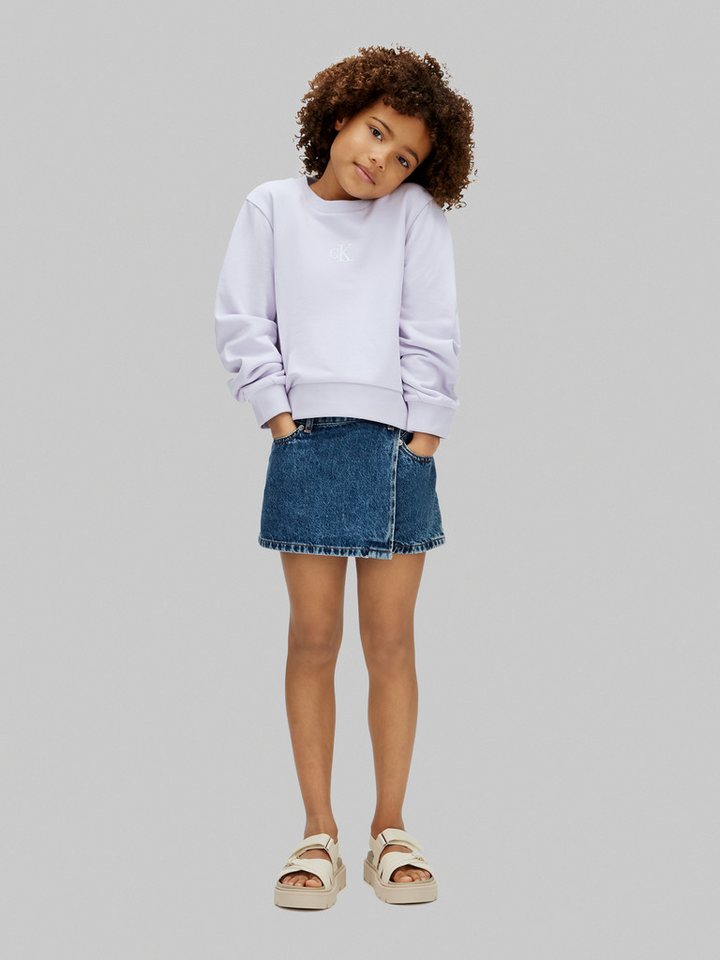 Calvin Klein Jeans Sweatshirt CREWNECK SWEATSHIRT Regular fit für Kinder mit Rundhalsausschnitt – Bild 5 von 5