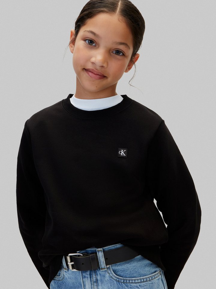 Calvin Klein Jeans Sweatshirt MINI BADGE Regular fit, Badge – Bild 3 von 5