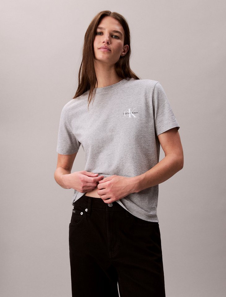 Calvin Klein Jeans T-Shirt (Packung, 2-tlg., 2er-Pack), Logoschriftzug – Bild 2 von 5