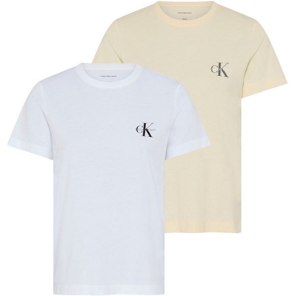 Calvin Klein Jeans T-Shirt (Packung, 2-tlg., 2er-Pack), Logoschriftzug