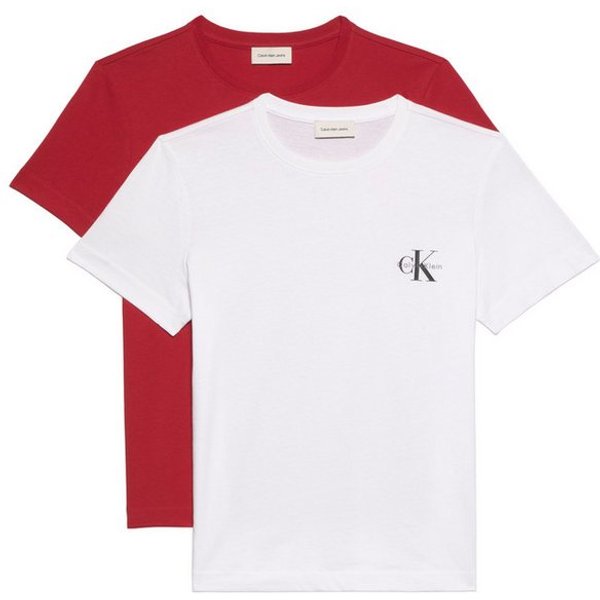 Calvin Klein Jeans T-Shirt (Packung, 2-tlg., 2er-Pack), Logoschriftzug