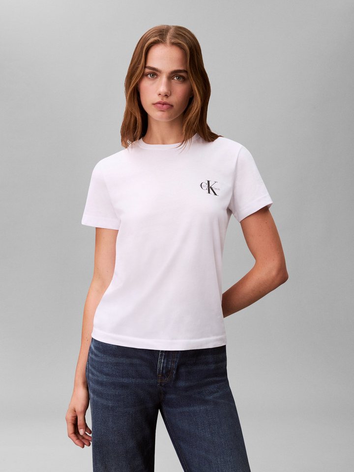 Calvin Klein Jeans T-Shirt (Packung, 2-tlg., 2er-Pack), Logoschriftzug – Bild 2 von 5