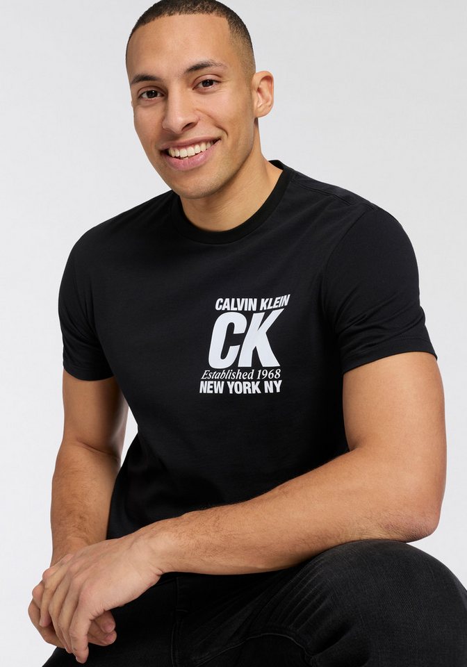 Calvin Klein Jeans T-Shirt Regular fit, mit Rundhalsausschnitt – Bild 2 von 5
