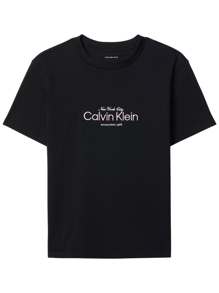 Calvin Klein Jeans T-Shirt Regular fit, mit Logoschriftzug – Bild 5 von 5