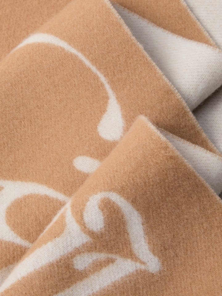 Calvin Klein Jeans Wollschal SCRIPTED LOGO BRUSHED WOOL SCARF, Perfekt für den Alltag – Bild 3 von 4