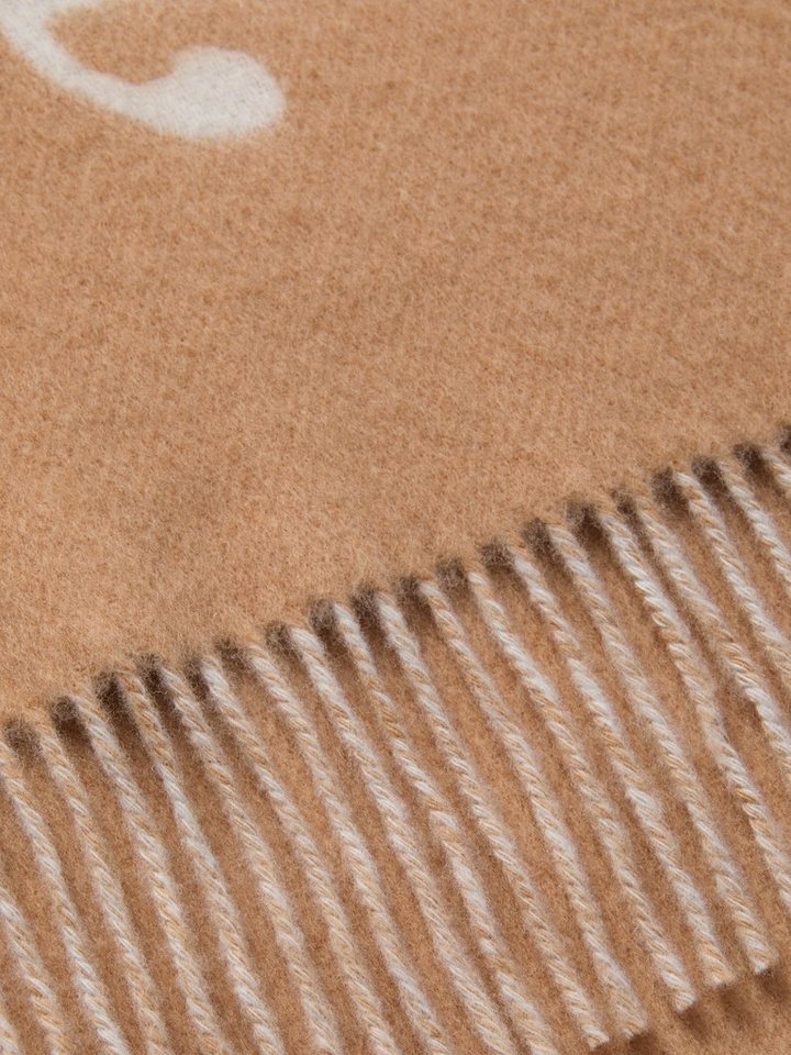Calvin Klein Jeans Wollschal SCRIPTED LOGO BRUSHED WOOL SCARF, Perfekt für den Alltag – Bild 4 von 4
