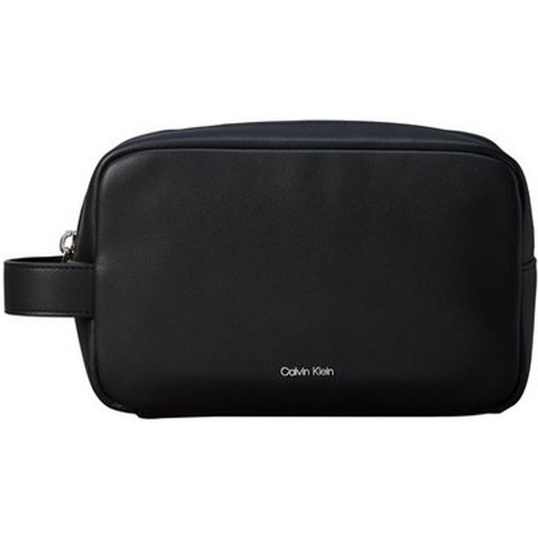Calvin Klein Kulturbeutel RAISED DOPP KIT, Unisex Kosmetiktasche, Minibag mit Handschlaufe