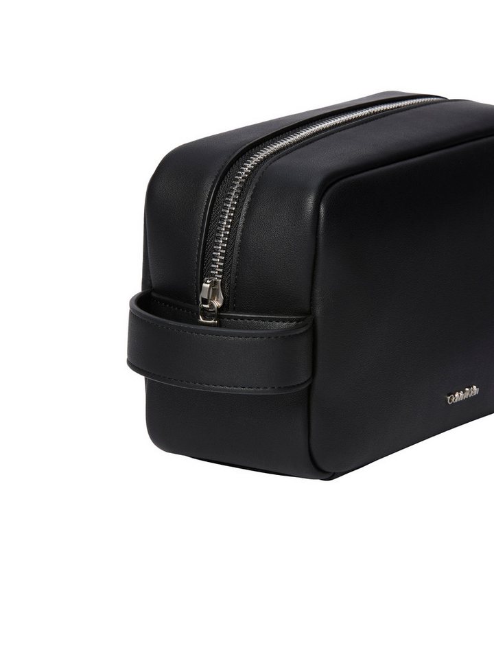 Calvin Klein Kulturbeutel RAISED DOPP KIT, Unisex Kosmetiktasche, Minibag mit Handschlaufe – Bild 3 von 4