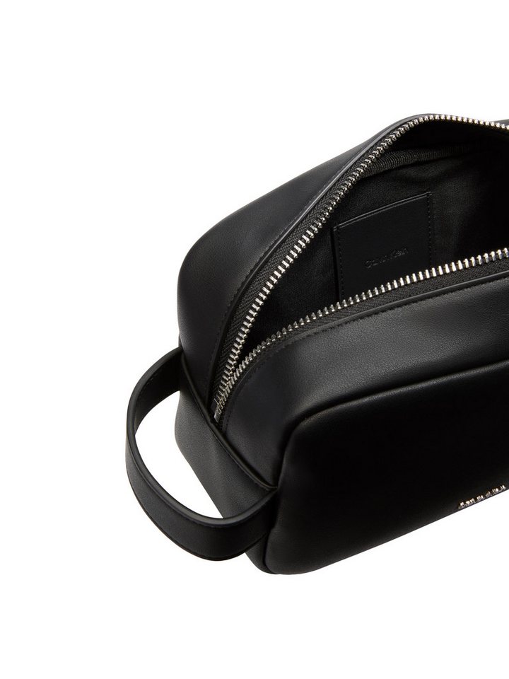 Calvin Klein Kulturbeutel RAISED DOPP KIT, Unisex Kosmetiktasche, Minibag mit Handschlaufe – Bild 4 von 4