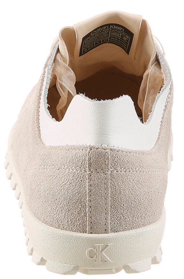 Calvin Klein LOW PROFILE RUN MG SUE DB LACES Sneaker Freizeitsneaker, Halbschuh, Schnürschuh mit Profilsohle – Bild 2 von 5