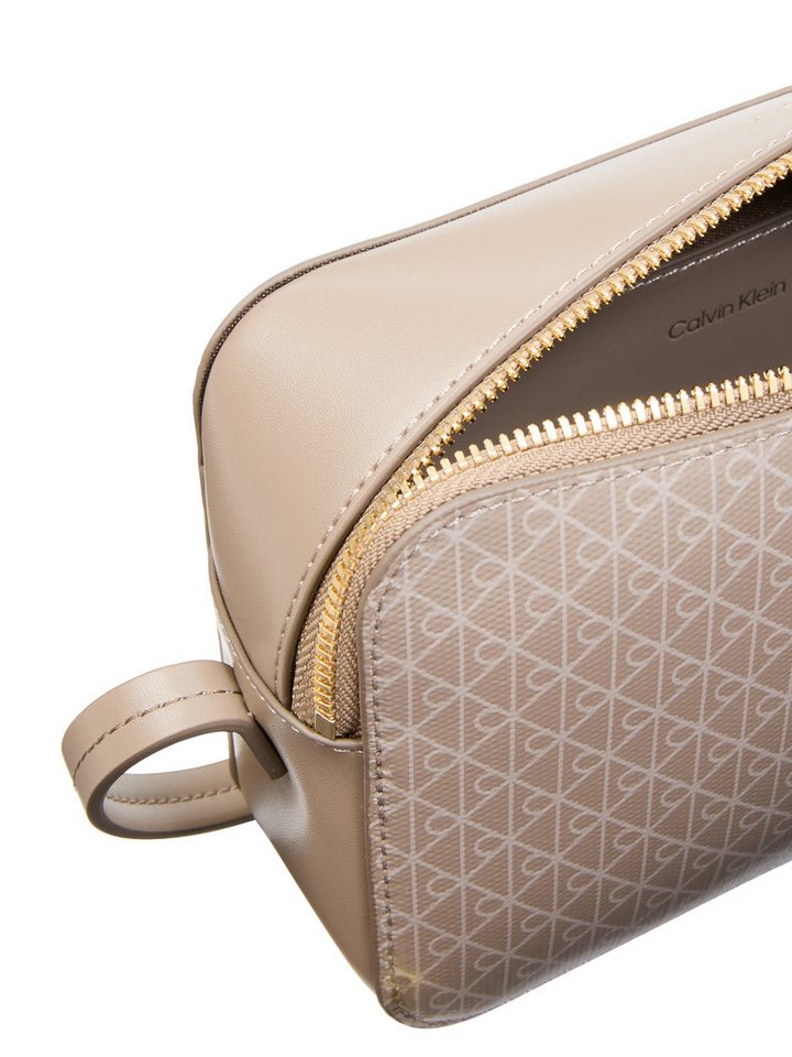 Calvin Klein Mini Bag AOP ELONGATED CAMERA BAG, kleine Damen-Umhängetasche, Schultertasche mit Monogramm-Print – Bild 3 von 3