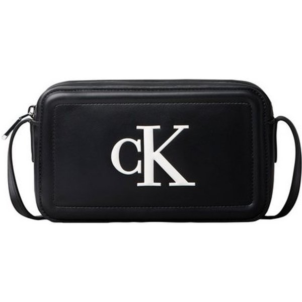 Calvin Klein Mini Bag BOLD CK CAMERA BAG, kleine Damen-Umhängetasche, Schultertasche, Kamerabag mit CK-Logo