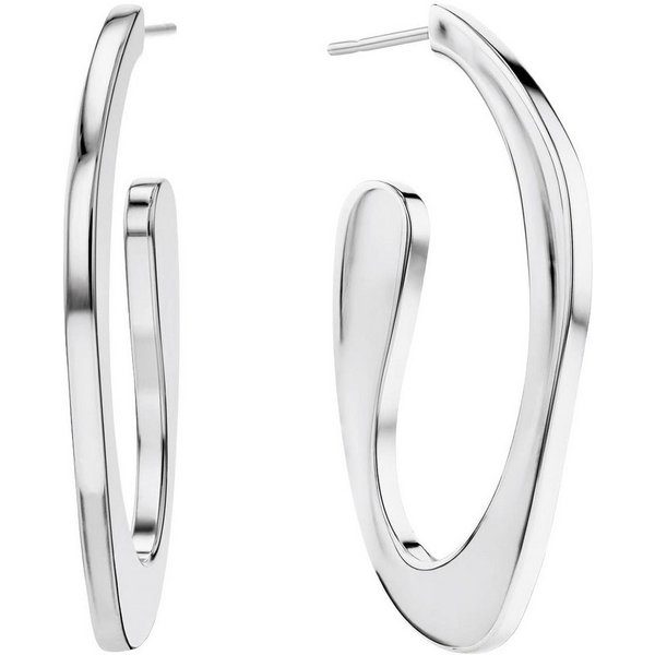 Calvin Klein Paar Creolen HARMONIOUS CONNECTION, mit Glasstein