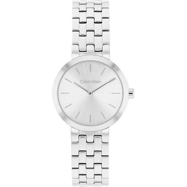Calvin Klein Quarzuhr FORME 25100186, Armbanduhr, Damenuhr, Edelstahlarmband, analog