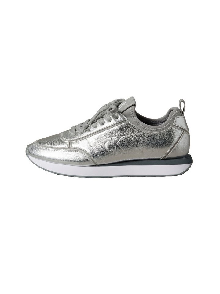 Calvin Klein RETRO RUNNER METALLIC Plateausneaker Trendsneaker, Businesssneaker, Halbschuh mit Anziehlasche – Bild 3 von 5
