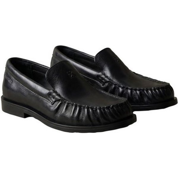 Calvin Klein ROUND ESSENTIAL LOAFER LTH Loafer Slipper, Schlupfschuh mit gepolstertem Schaftrand